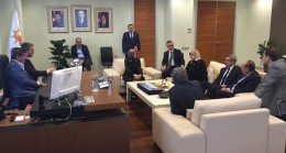 Başbakan Davutoğlu, Başkan Polat’ı dinledi