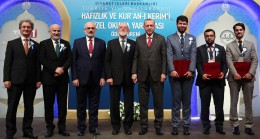 Erdoğan, Hafızlık ve Kur’an-ı Kerim’i Güzel Okuma Yarışmaları ödül töreninde