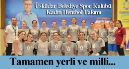 Üsküdar Belediye Spor Kulübü Kadın Hentbol Takımı, tamamen yerli