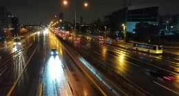 Yağmur İstanbul’da etkisini sürdürüyor