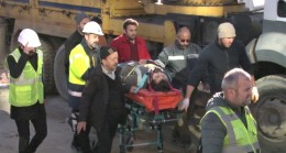 İBB metro şantiyesinde yüksekten düşen işçi yaralandı