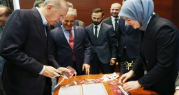 Erdoğan, kongre delege kartını aldı
