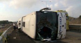 Kuzey Marmara Otoyolu’nda yolcu otobüsü devrildi: 3 ölü, 20 yaralı