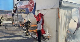 MHP’nin iftar çadırında yangın