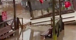 Şile sular altında kaldı