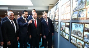 Bağcılar’da “İzler Silinmeden” sergisinin açılışı KKTC Cumhurbaşkanı Tatar’ın katılımıyla yapıldı