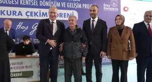 Gaziosmanpaşa’da kentsel dönüşüm heyecanı hak sahiplerinin daireleri belirlendi