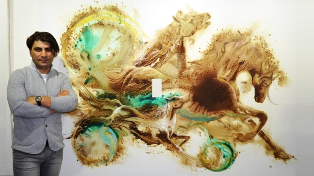 Türk kahvesi ile resim