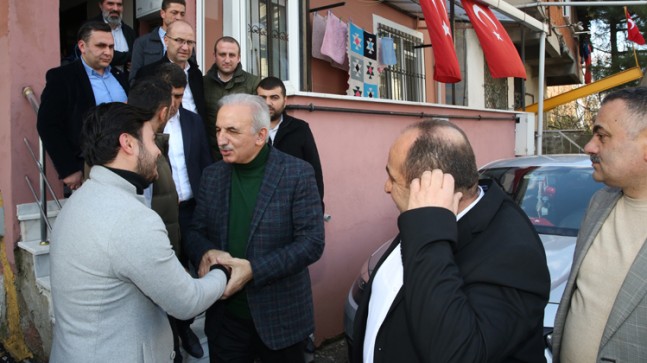 İsmet Yıldırım’dan Afrin Şehidi Fatih Mehmethan’ın ailesine ziyaret