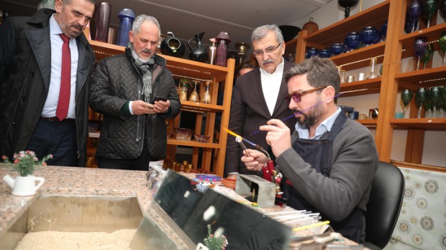 Murat Aydın, cam sanatına ilgili