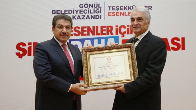 Başkan Göksu ustalık beratını aldı