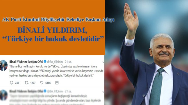 Binali Yıldırım’dan YSK açıklaması