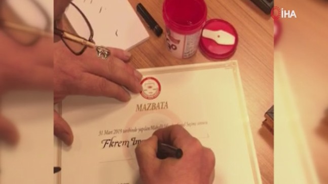 Ekrem İmamoğlu mazbatayı alıyor!