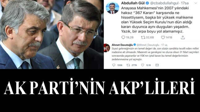 AK Parti’nin AKP’li düşmanları!