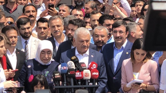 Binali Yıldırım oyunu kullandı