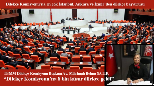 Dilekçe Komisyonu’na 8 bin başvuru