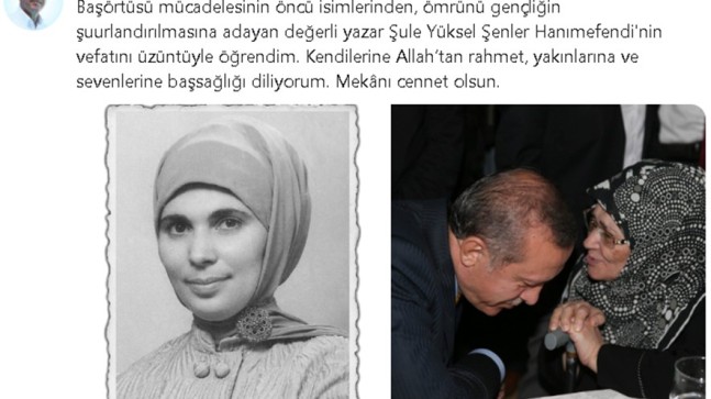 Başkan Erdoğan’dan taziye mesajı