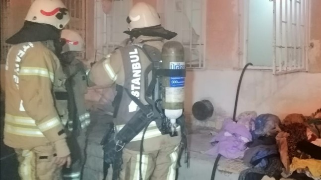 Çakmak gazı yangın çıkardı