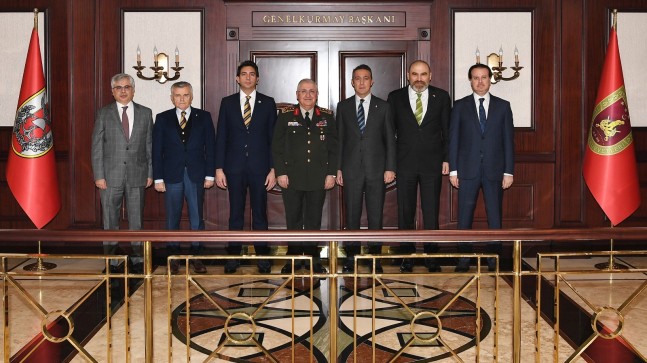 Ali Koç ve ekibi  Genelkurmay Başkanı Orgeneral Yaşar Güler’e ziyaret etti