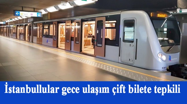 İBB’nin gece tarifesine tepki var