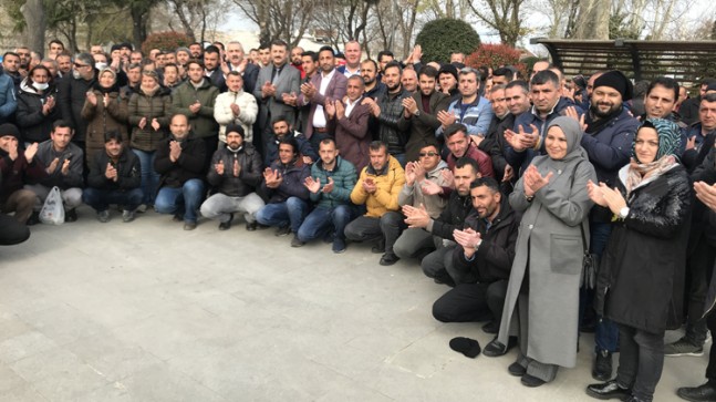 İBB mağdurlarının eylemi sona erdi