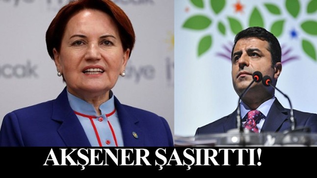 Akşener’den bomba HDP açıklaması!