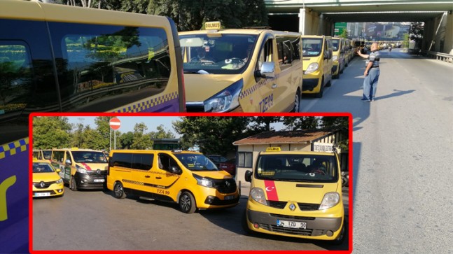 Dolmuş taksiciler İBB’ye tepkili