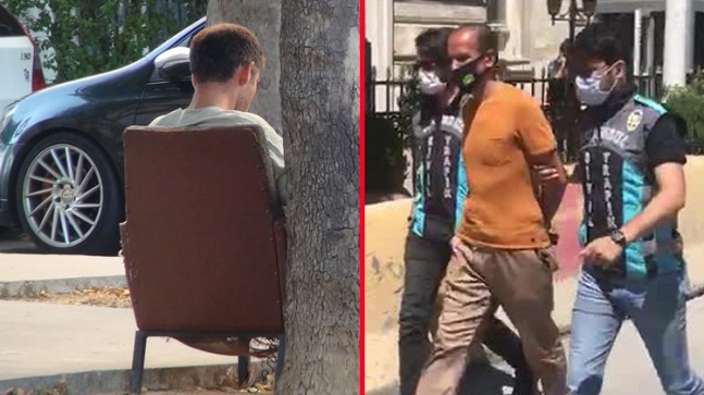 Taksim’de bir değnekçi yakalandı