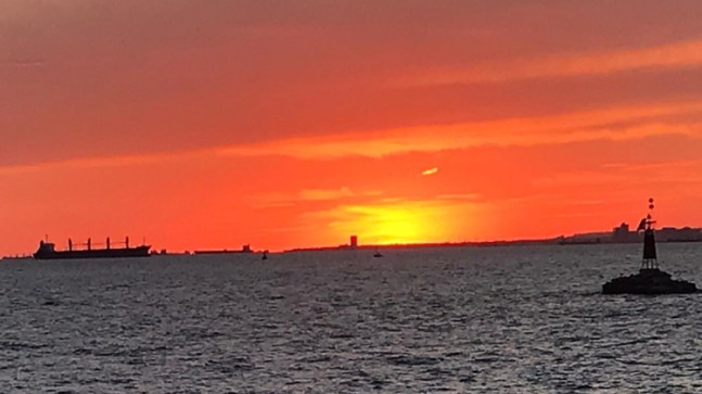 Kartpostallık günbatımı