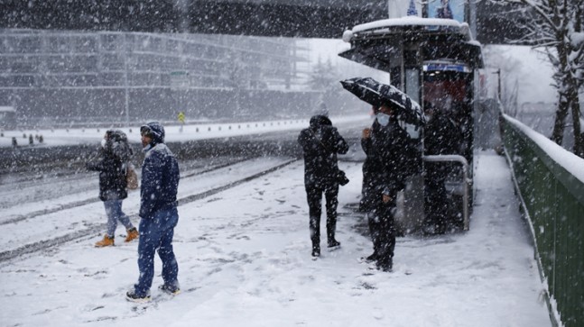 İstanbul’dan karlı Pazartesi