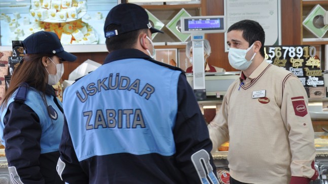 Üsküdar zabıtasından sıkı denetim