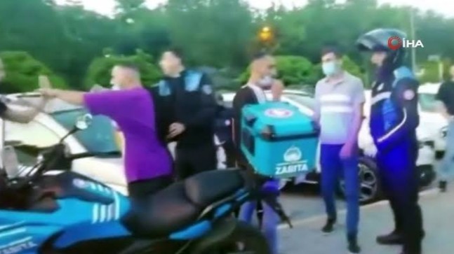 İBB zabıtası seyyar satıcının balonlarını acımasızca patlattı!