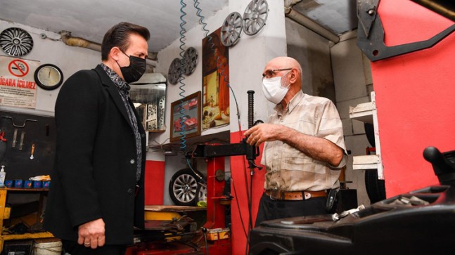 Başkan Yazıcı, ‘Tuzla’nın geri dönüşüm amcası’ Ahmet Güner’i ziyaret etti