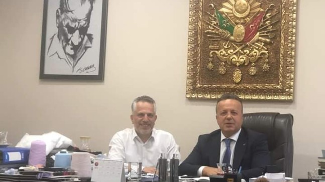 TİM Başkanı İsmail Gülle, Ateş İpliğin Sahibi Bekir Taner Ateş’i ziyaret etti