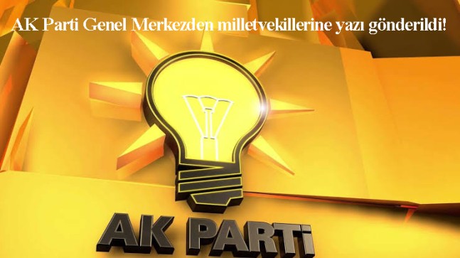 AK Parti’de önemli gelişme oldu