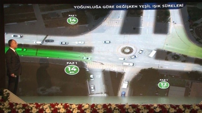 Akıllı ışık trafiğe çare oldu