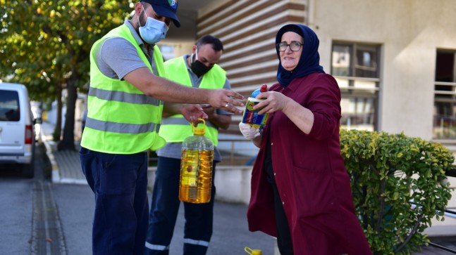Tuzla Belediyesi’nden atık yağına teşvik hediyesi