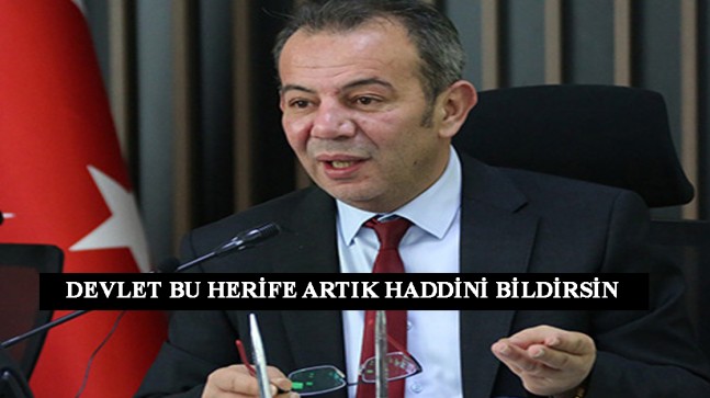 Tanju Özcan artık çizmeyi aştı!