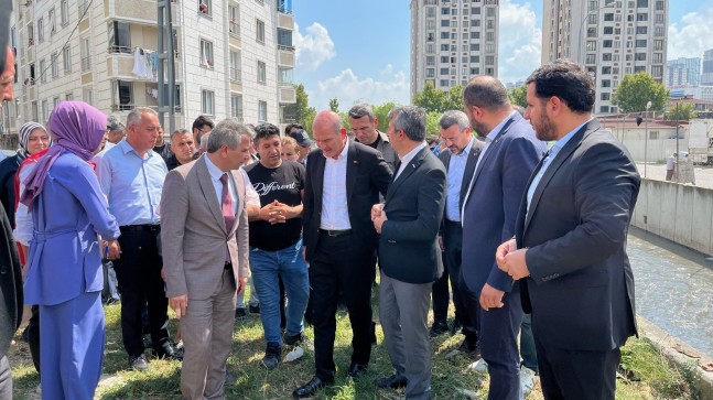 Soylu, Esenyurt’ta sel bölgesinde