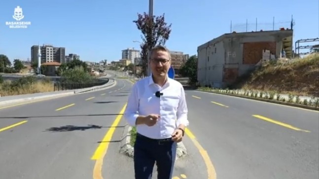 Başakşehir Belediyesi, İBB’nin yapmadığı yolu yapıp trafiğe açtı