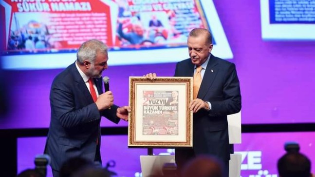 Manşette, “Büyük Türkiye kazandı”