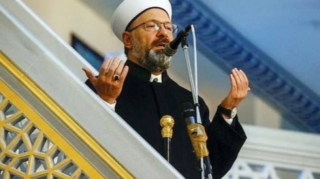 Diyanet İşleri Başkanı Erbaş, 2022 yılının son Cuma Hutbesini Ayasofya Camii’nde okudu