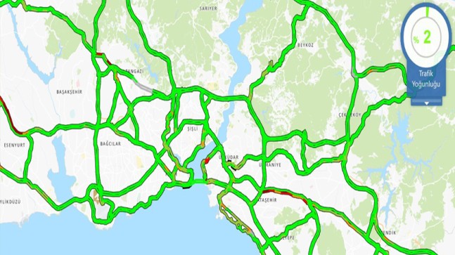 Kurban Bayramı’nda İstanbul trafiği