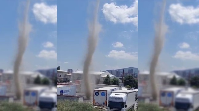 Maltepe’de hortum şaşkınlığı