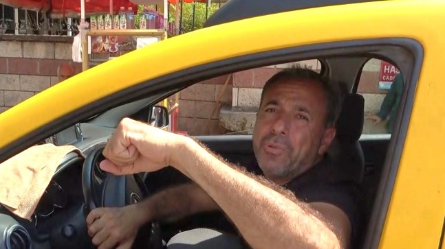 Pişkin taksici, değişim bahanesiyle yaşlı kadını almadı