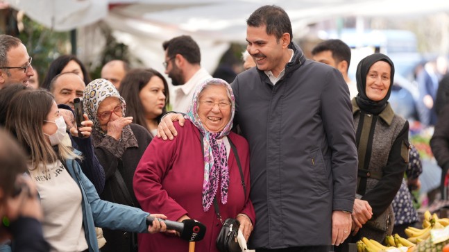 AK Parti İBB Başkan Adayı Murat Kurum’a Sarıyer’de yoğun ilgi