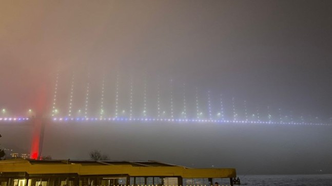Sabahleyin yoğun sis vardı