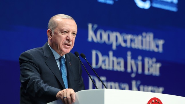 Cumhurbaşkanı Erdoğan: “Kooperatiflerimize toplam 3 milyar liralık kredi imkanı sunacağız”   