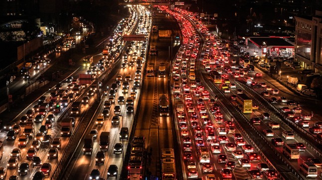 İstanbul trafiği kilit
