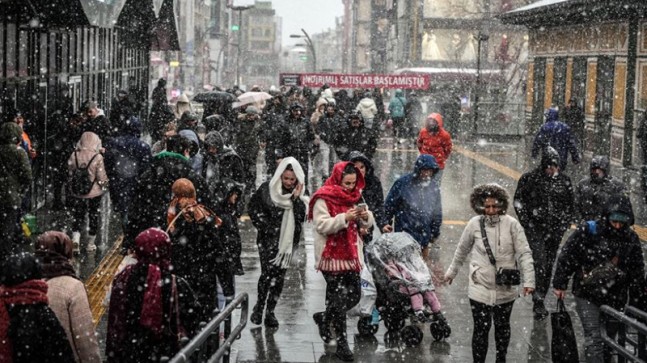 İstanbul’a kar yağışı geliyor